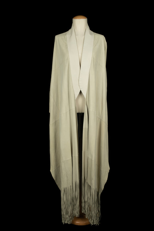 Cape en cuir Jean-Paul Gaultier