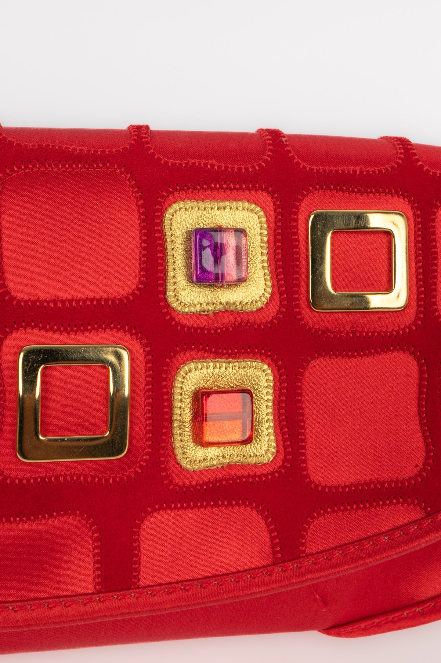 Sac pochette en satin Dior 