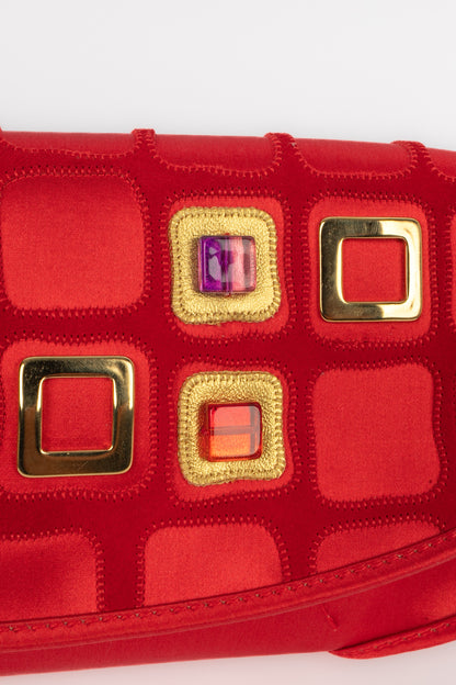 Sac pochette en satin Dior 