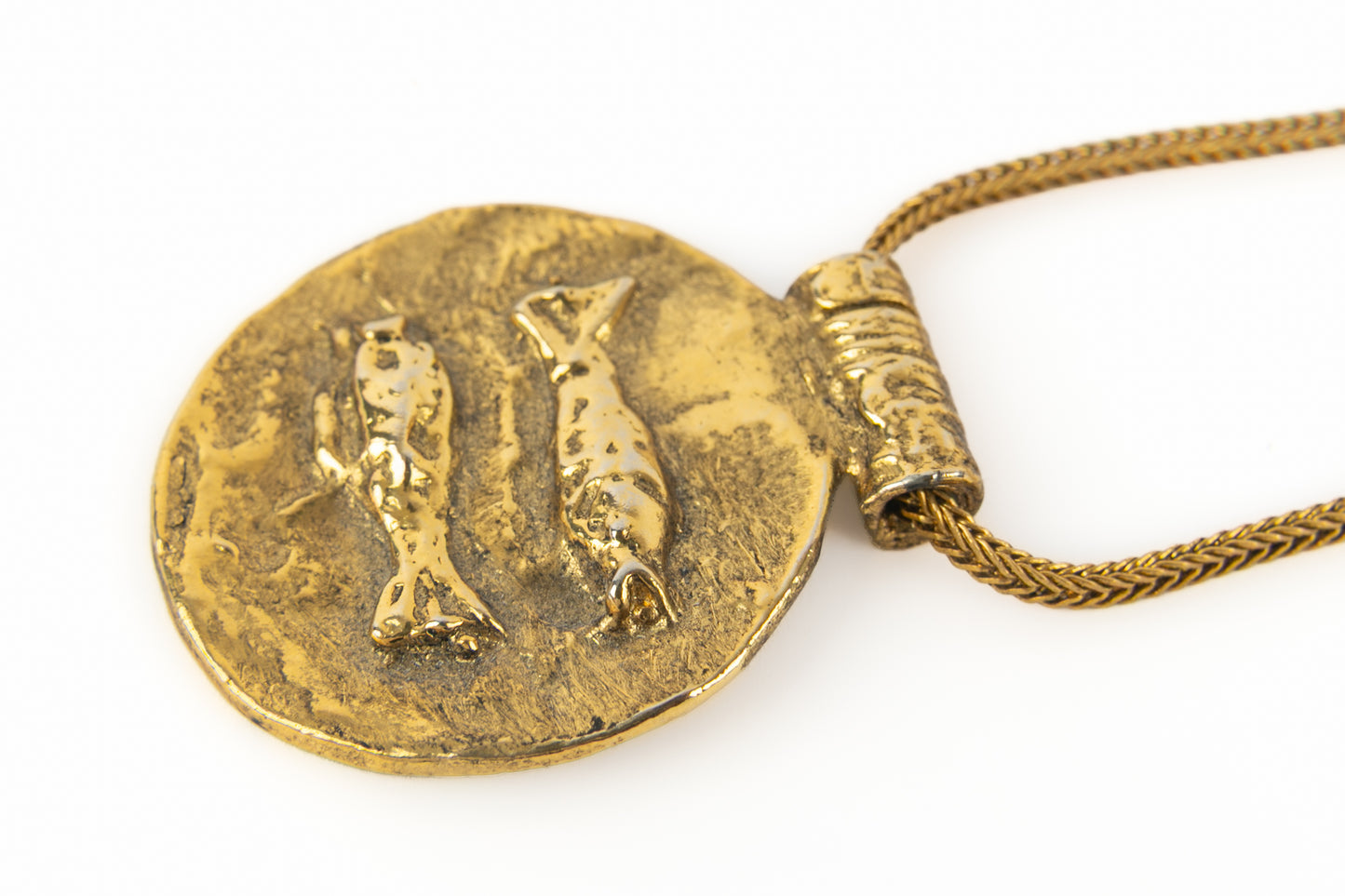 Collier "poissons" Chanel (attribué à)