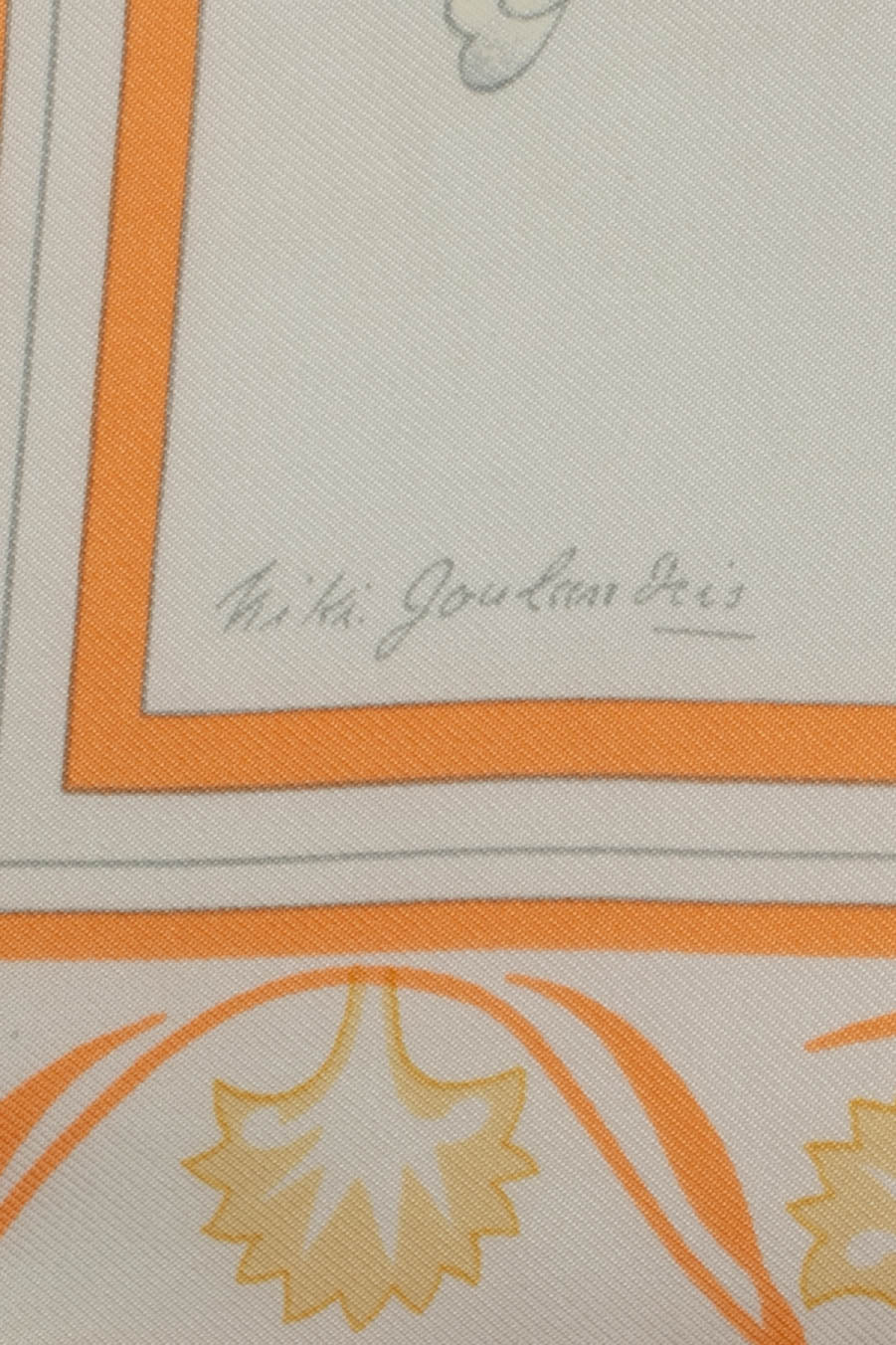 Foulard / carré "Oeillets sauvages et autres Caryophyllées" Hermès