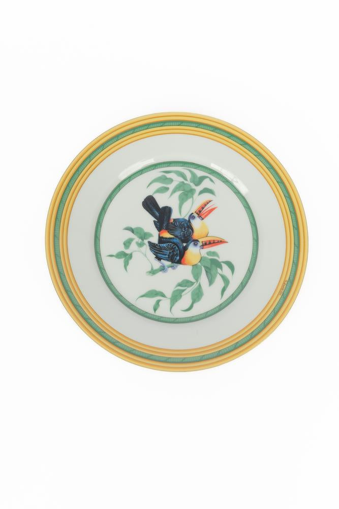  Vaisselles "Le Toucans" Hermès 1986