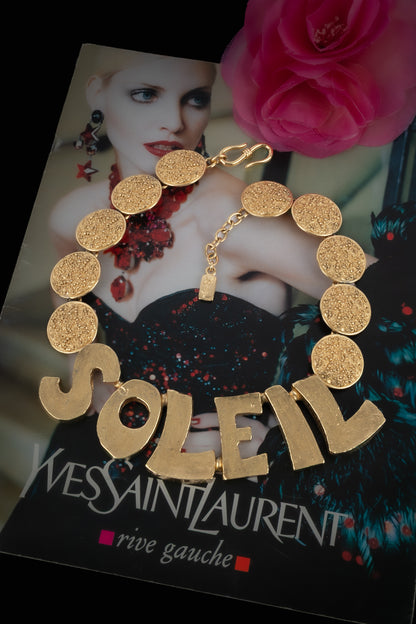 Collier "Soleil" Yves Saint Laurent