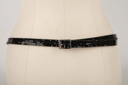 Ceinture noire Paco Rabanne