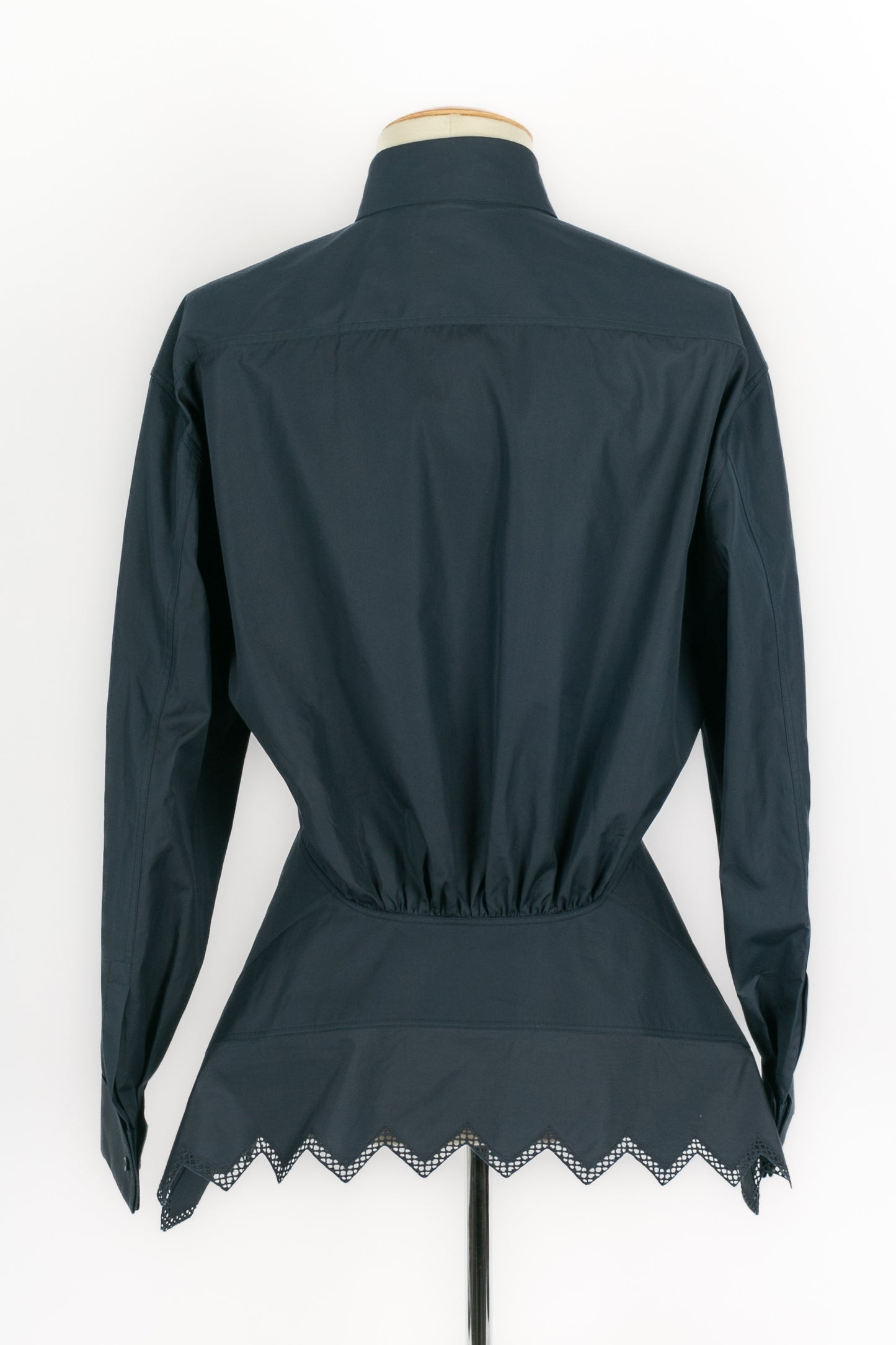 Chemisier bleu Alaïa 