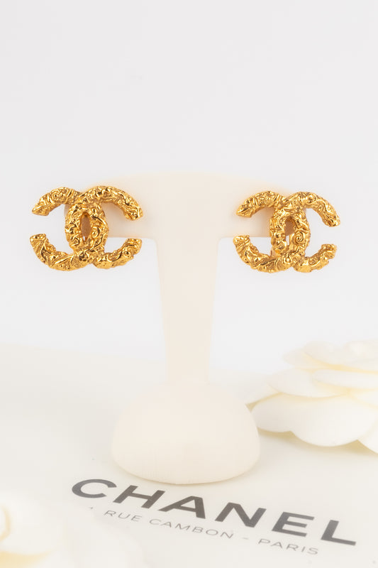 Boucles d'oreilles cc Chanel 1993