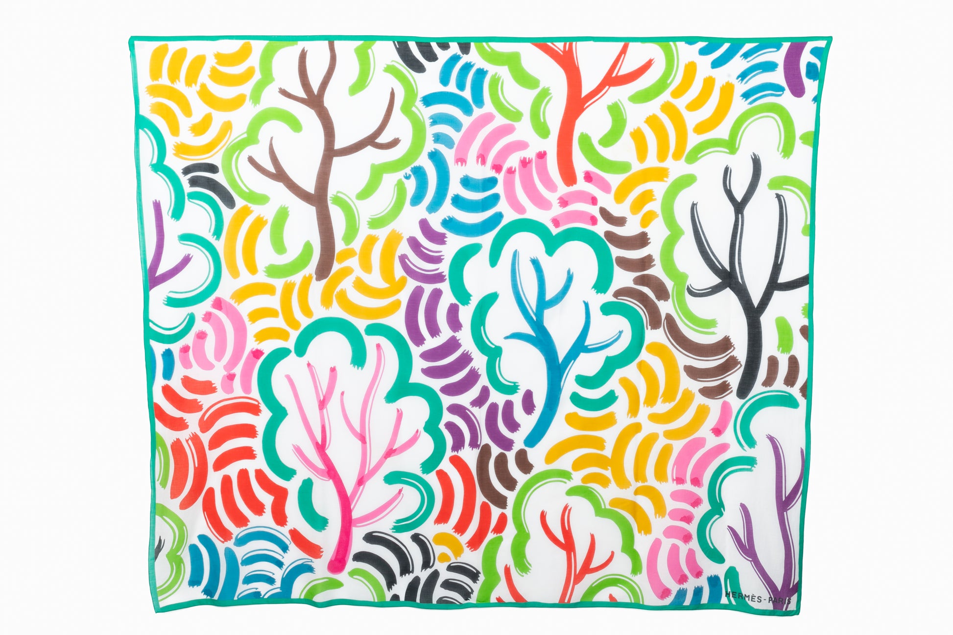 Paréo / foulard multicolore Hermès 