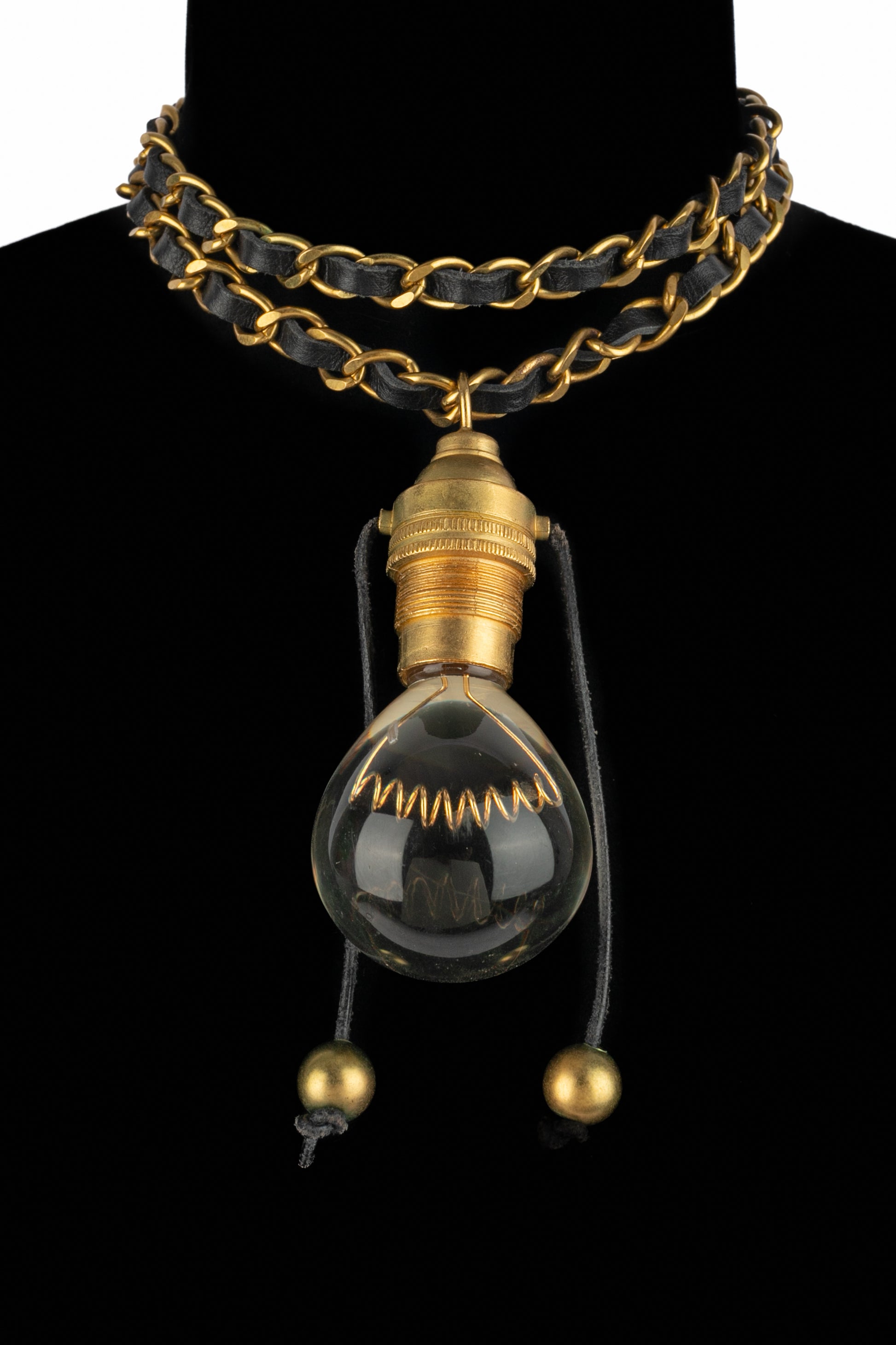 Collier "Ampoule" Chanel Eté 1994