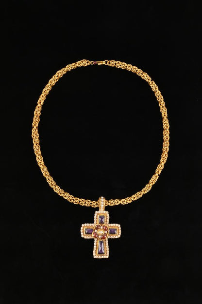 Collier "croix" Chanel Haute Couture