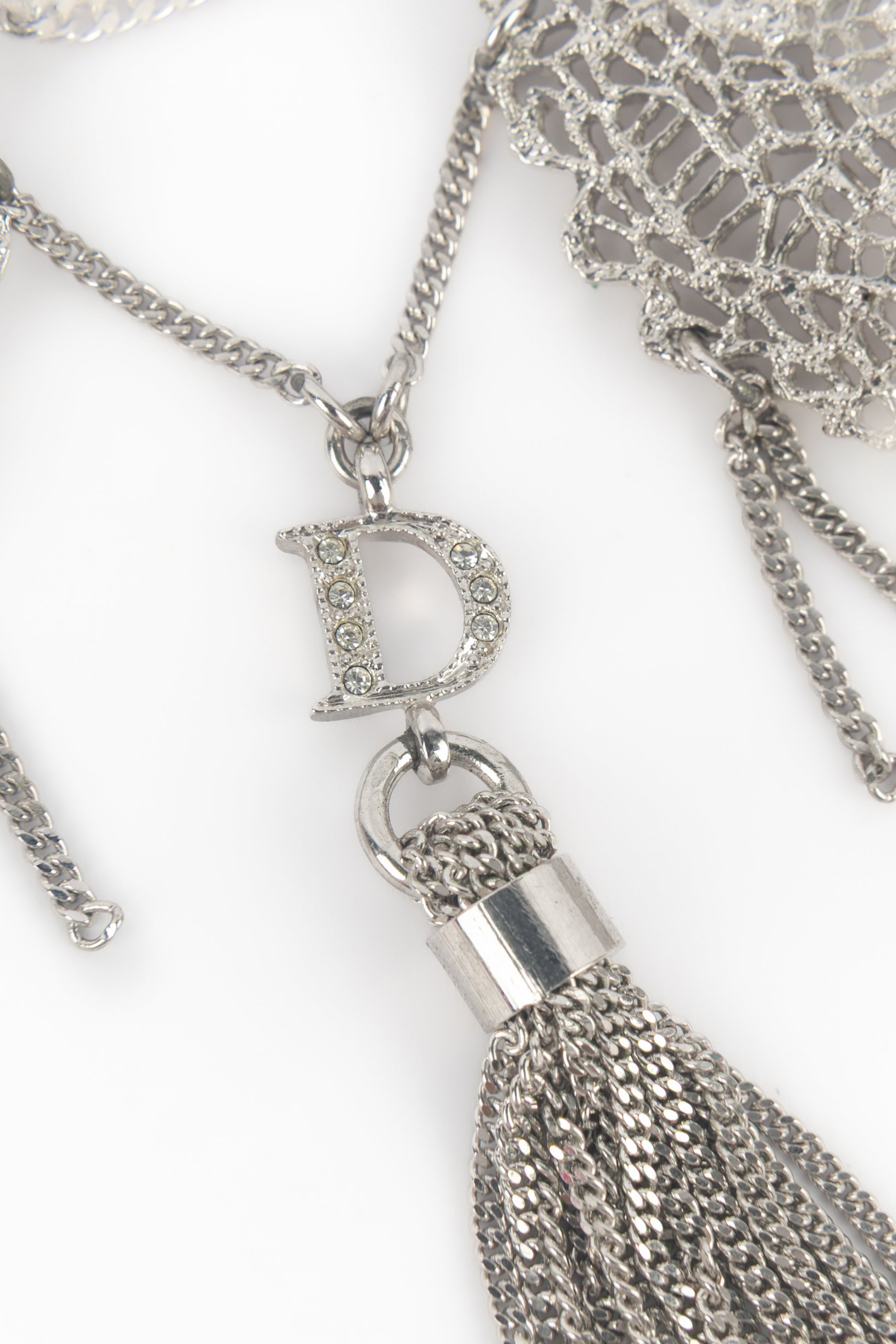 Collier argenté Dior