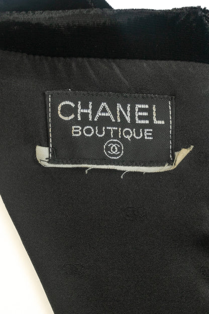 Combinaison en velours Chanel 1990's