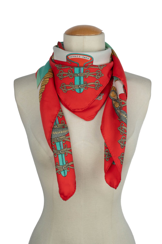 Foulard / carré Hermès "Circus"