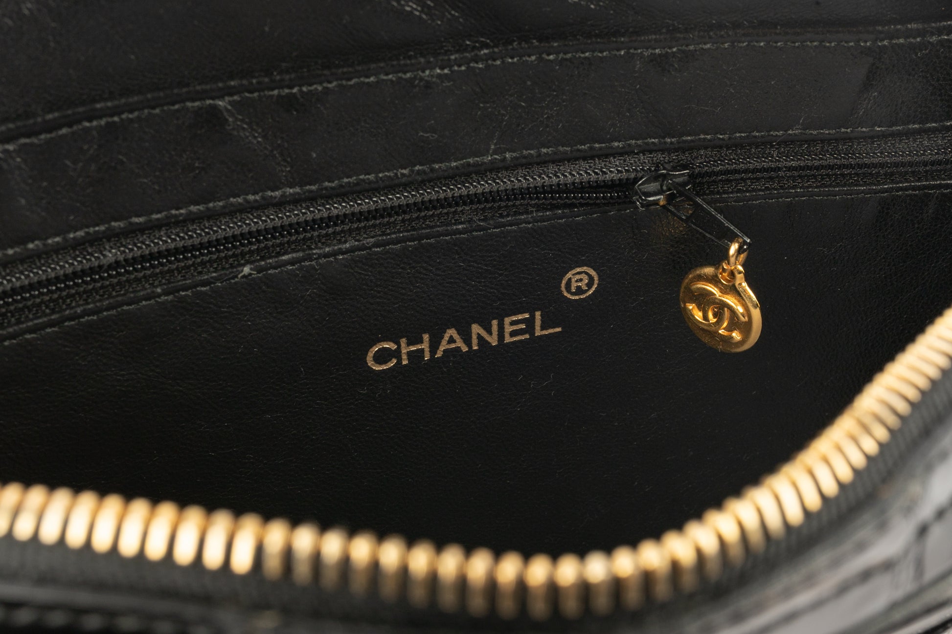 Sac caméra en crocodile Chanel