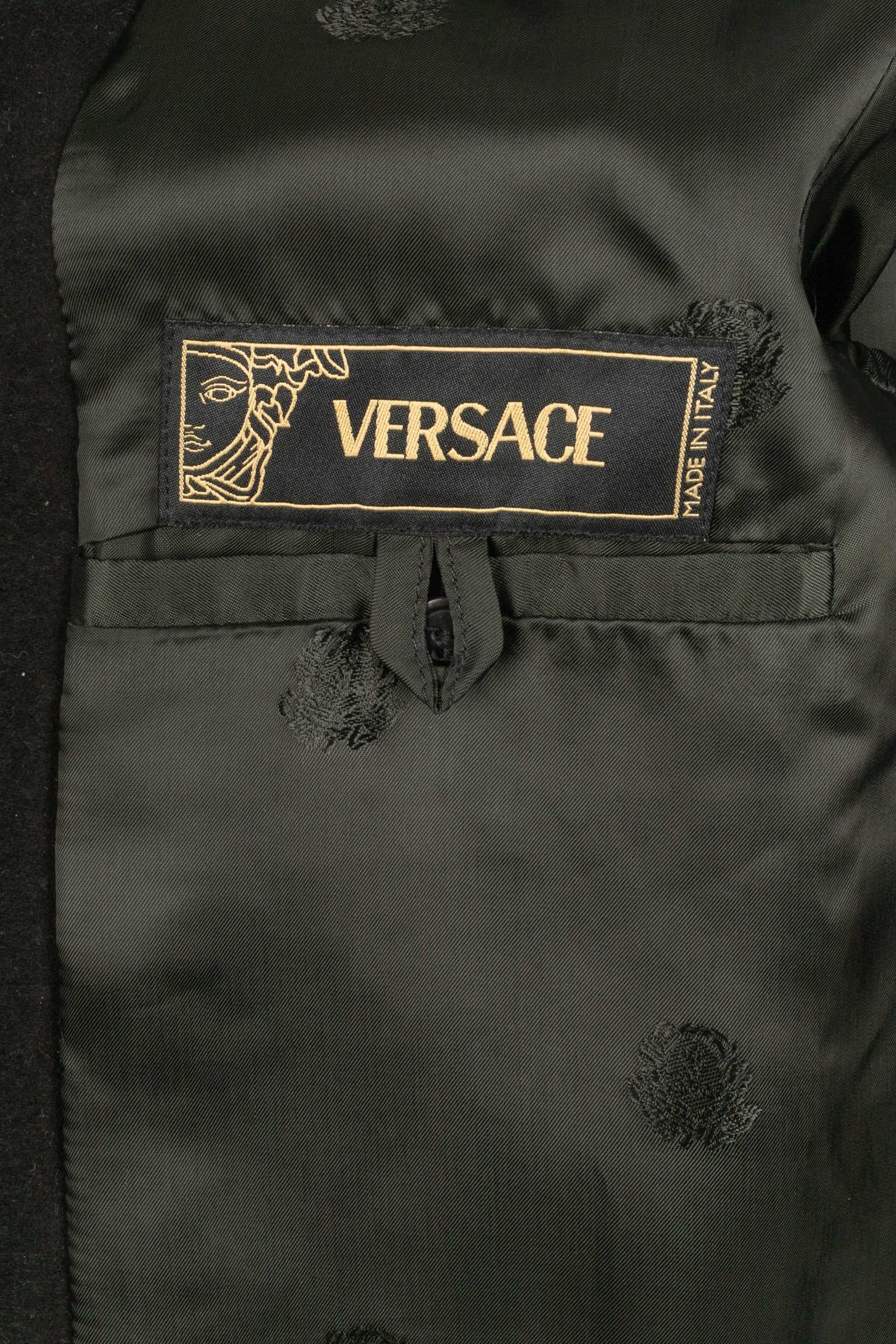 Veste en cuir Versace