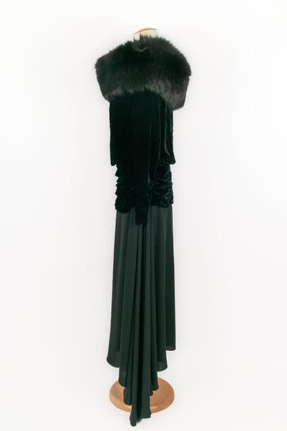 Longue robe Nina Ricci Haute Couture 