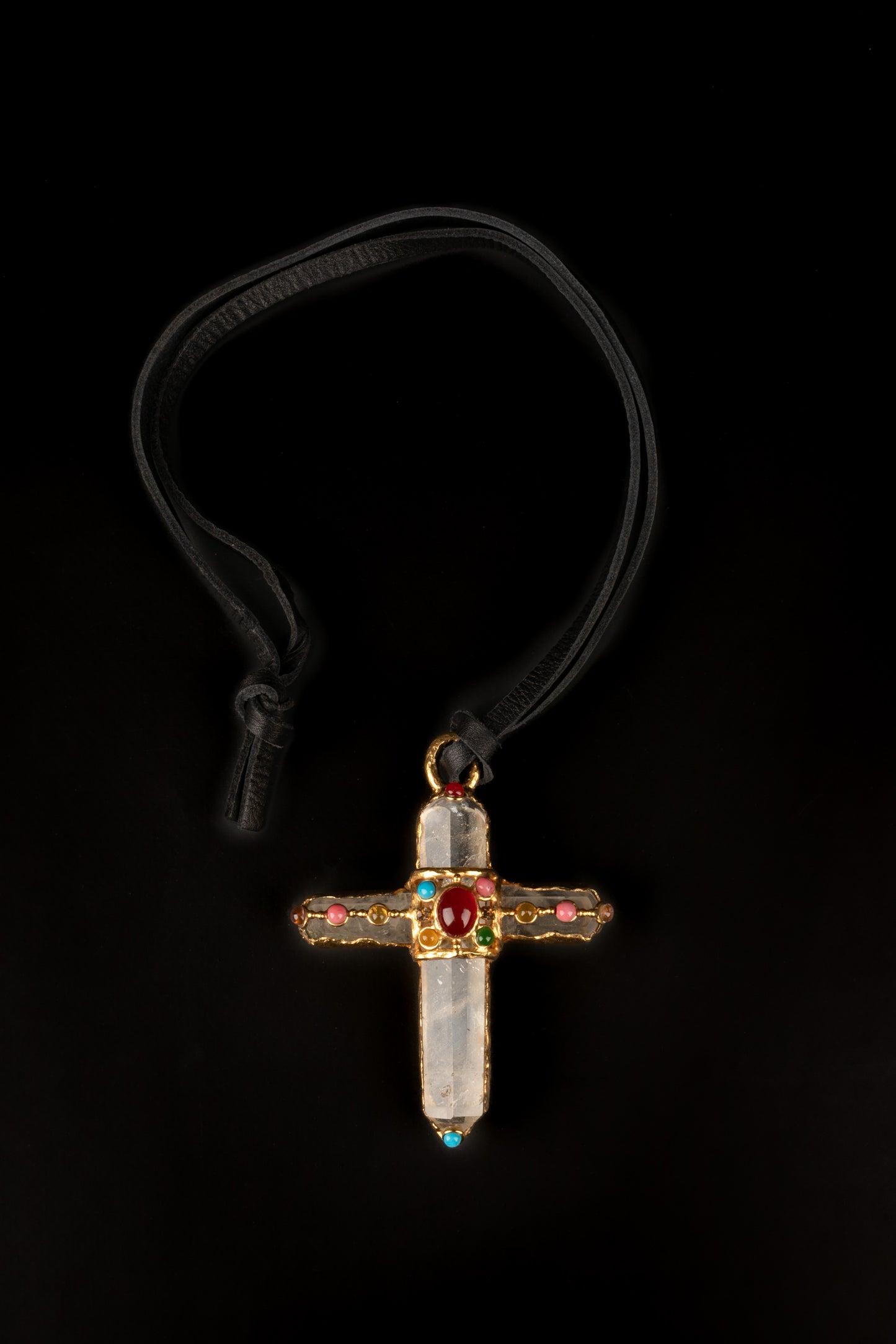 Collier croix Chanel 1993