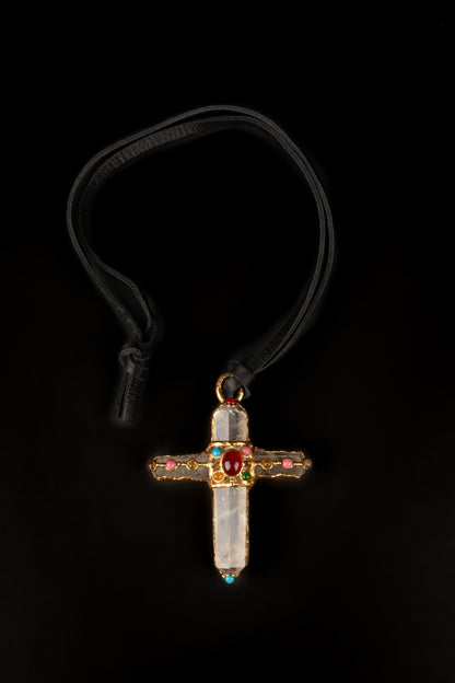 Collier croix Chanel 1993