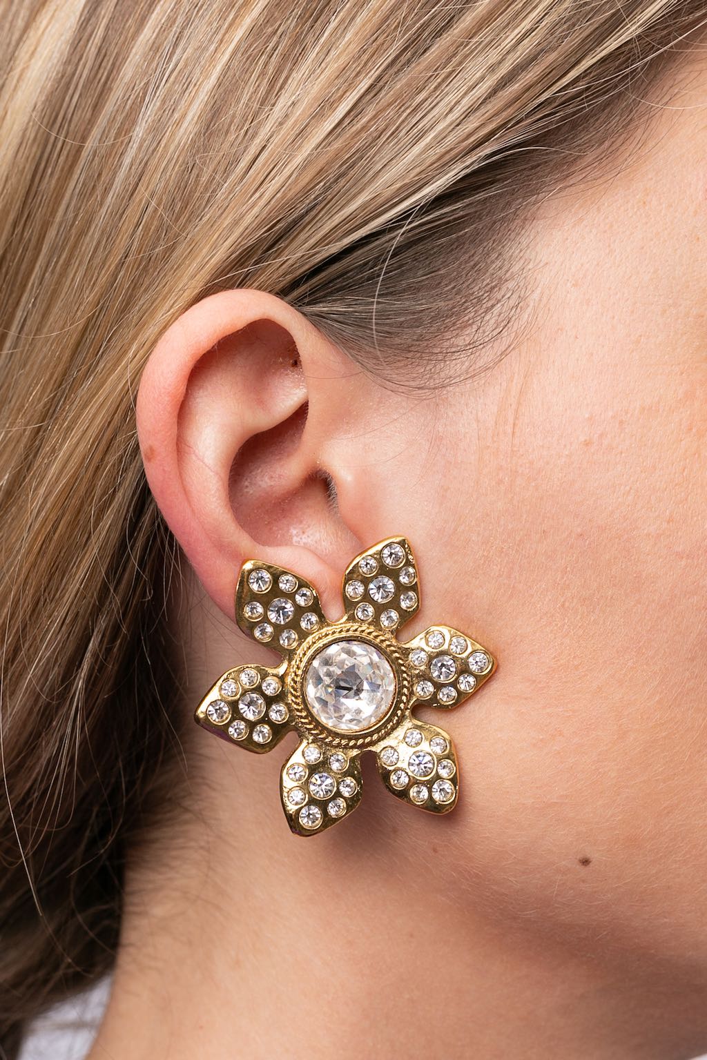 Boucles d'oreilles Yves Saint Laurent 1993