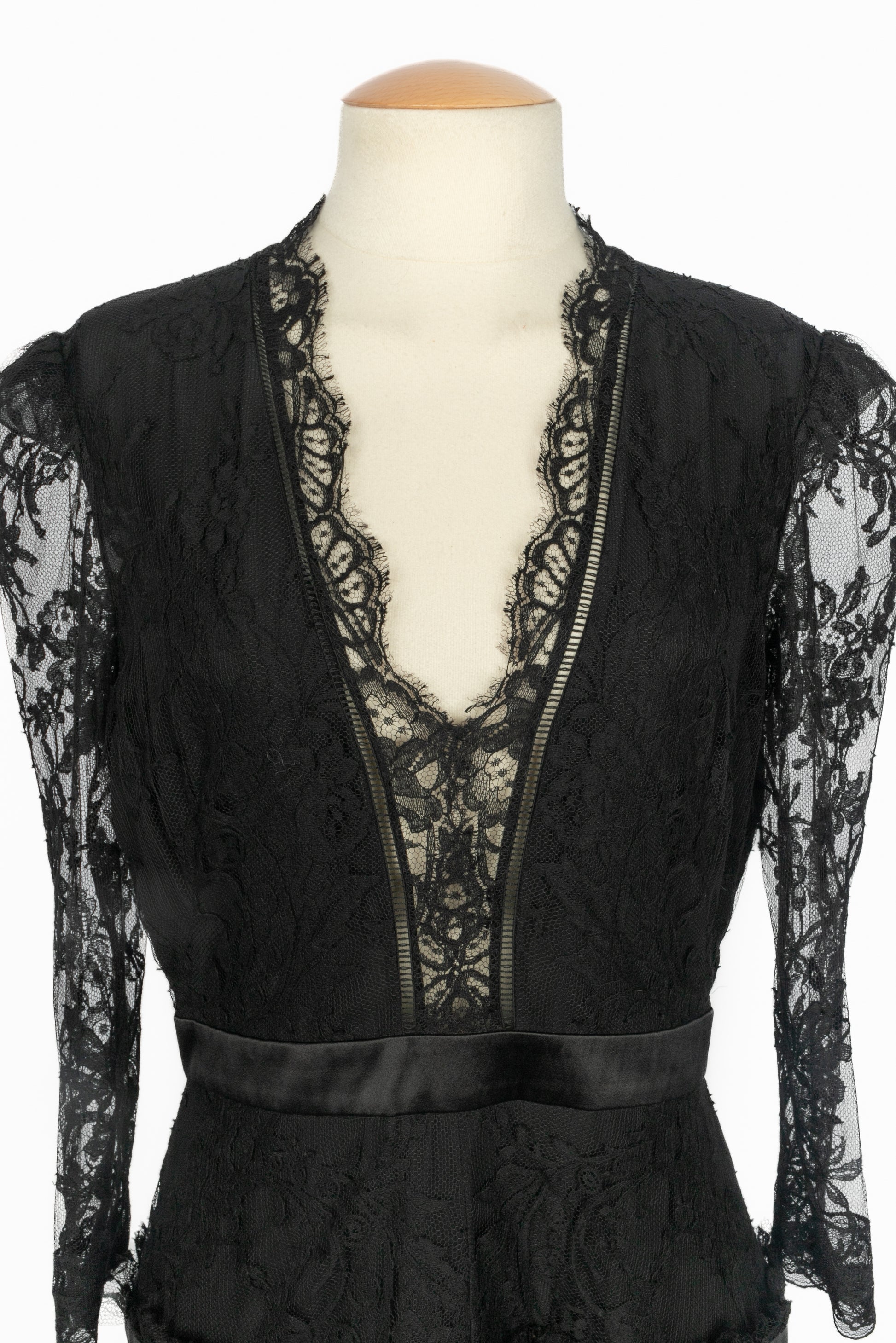 Robe en dentelle Alexander McQueen 