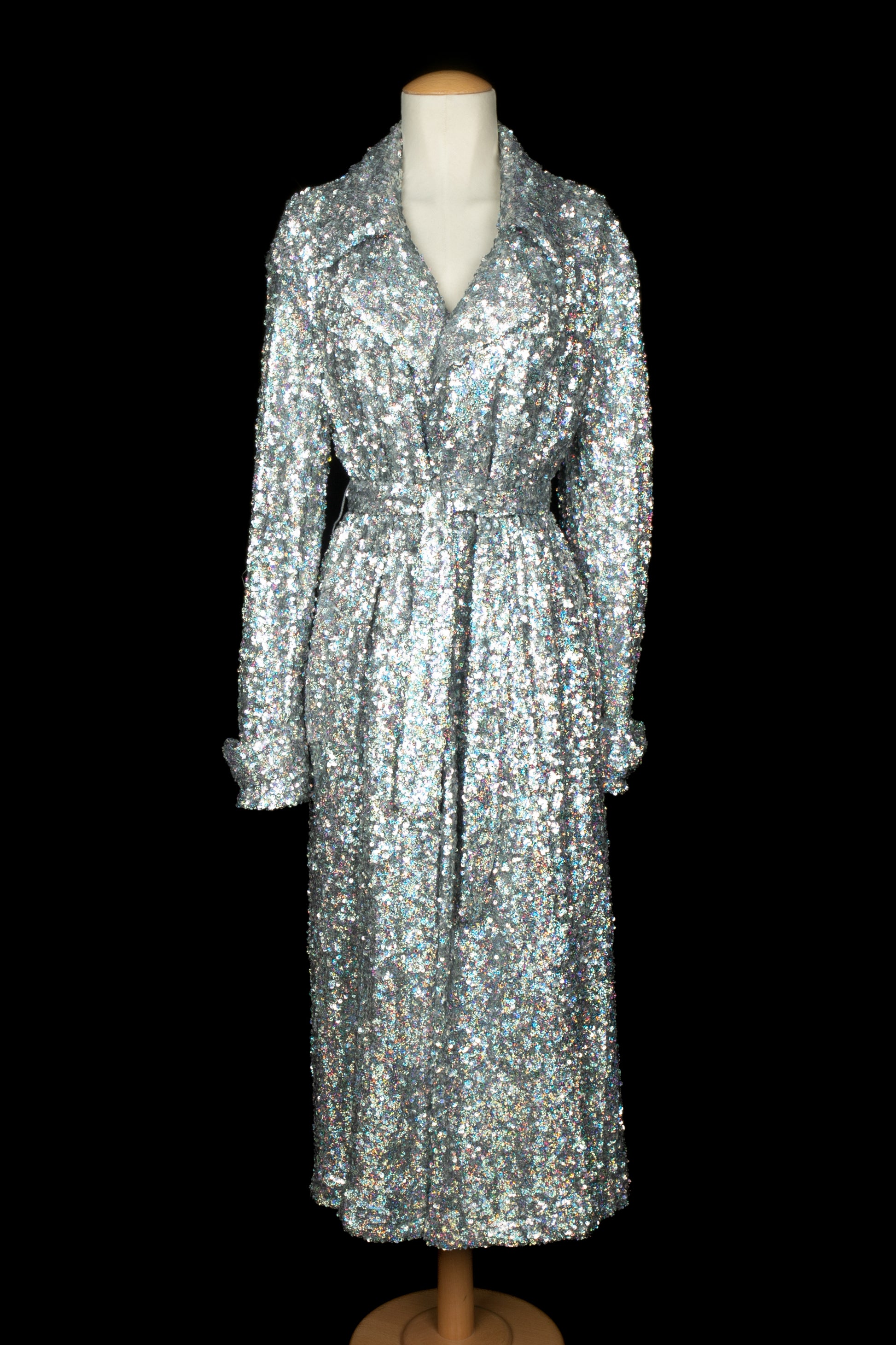 Manteau à paillettes Dries Van Noten Automne 2022