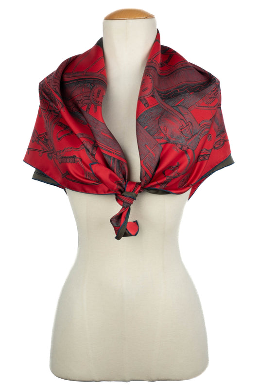 Foulard / Carré "Route 24" Hermès