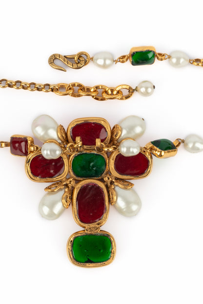 Collier croix Chanel 1994