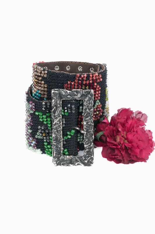 Ceinture vintage strassée