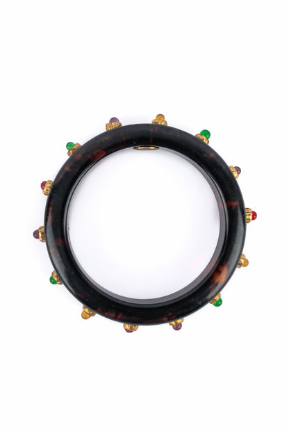 Bracelet en bakelite Chanel 1985