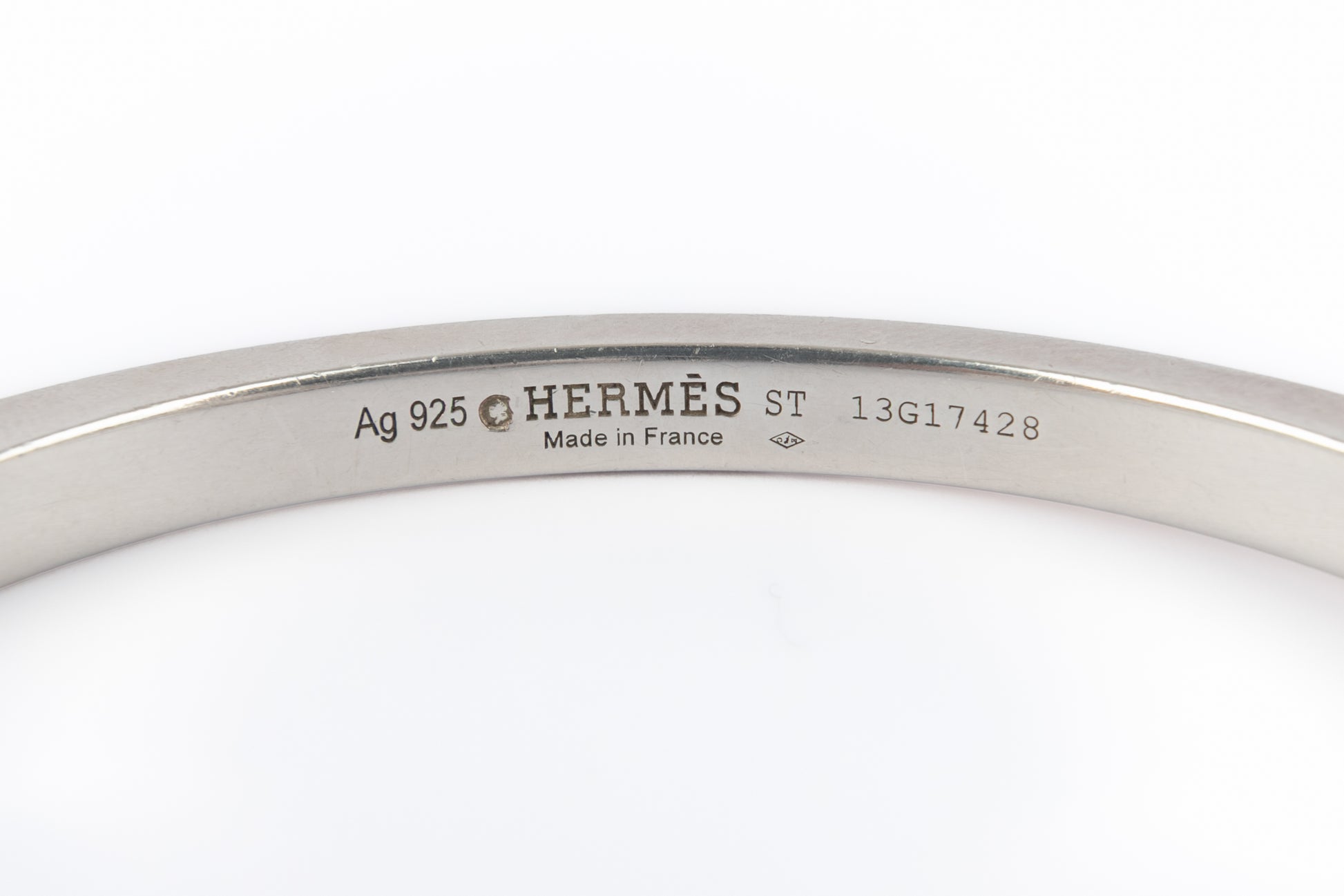 Bracelet en argent "Galop" Hermès