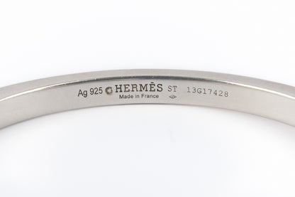 Bracelet en argent "Galop" Hermès