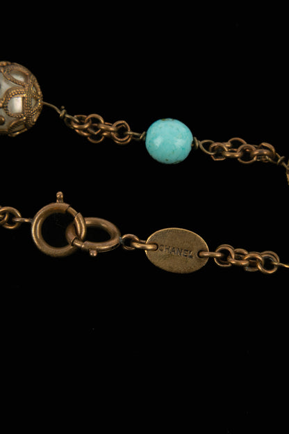 Collier sautoir Chanel époque Coco