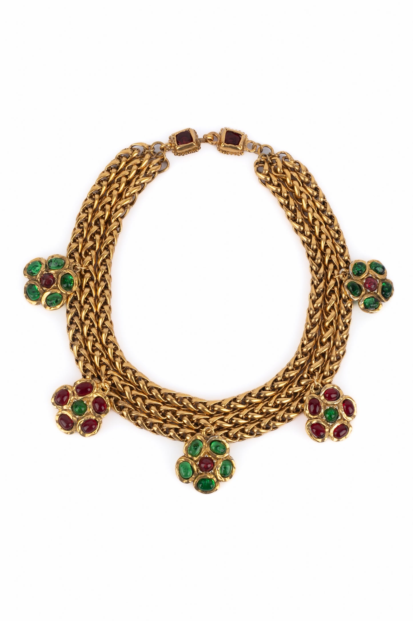 Collier fleurs Chanel 1984