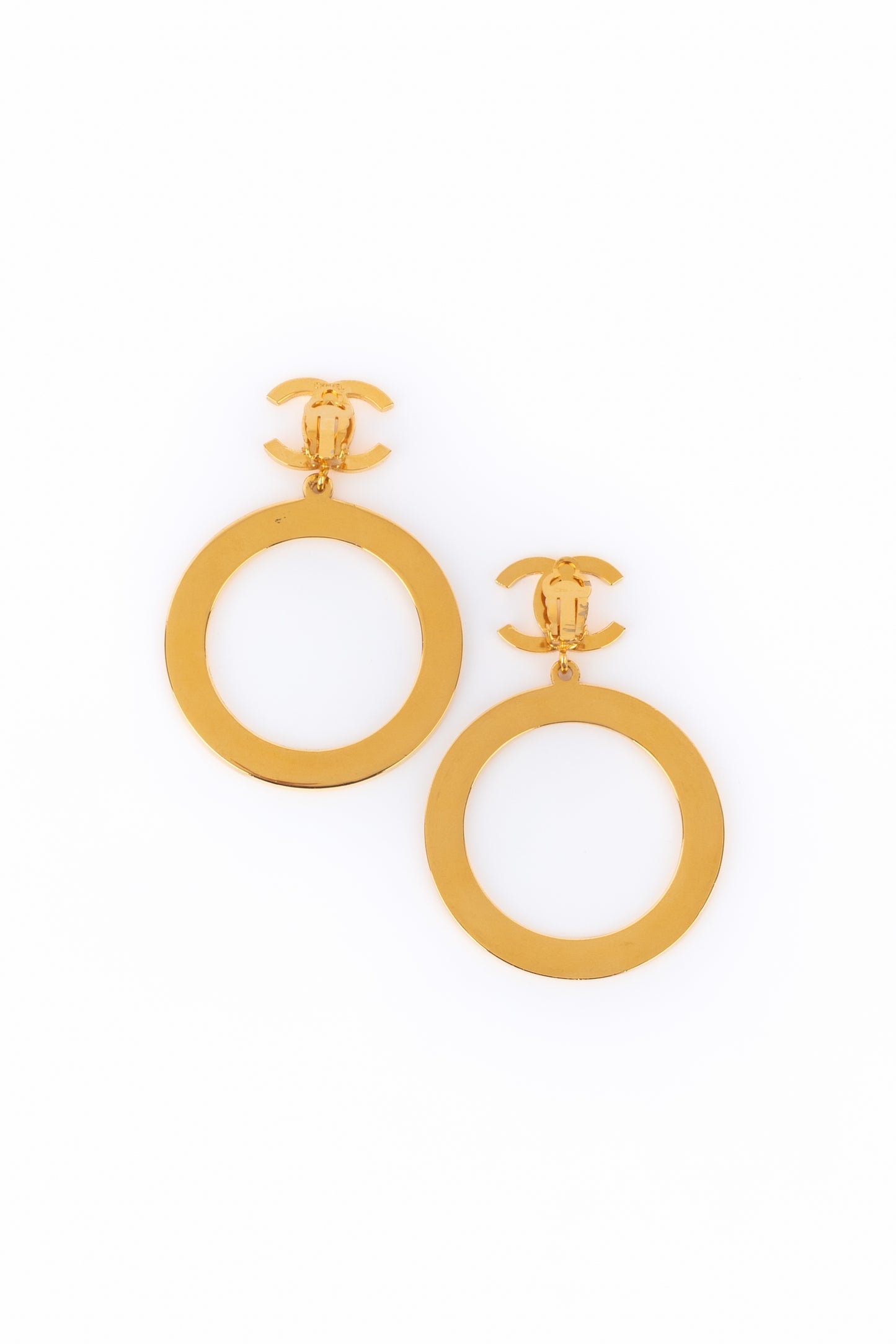 Boucles d'oreilles cc Chanel 1989-1990