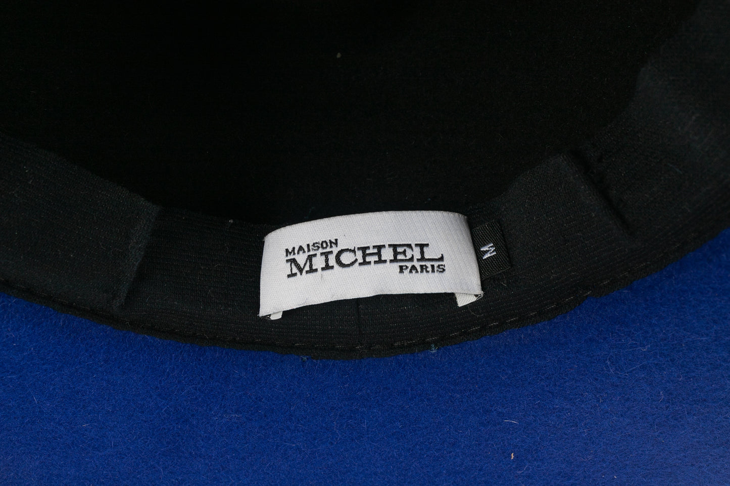 Chapeau bicolore Maison Michel