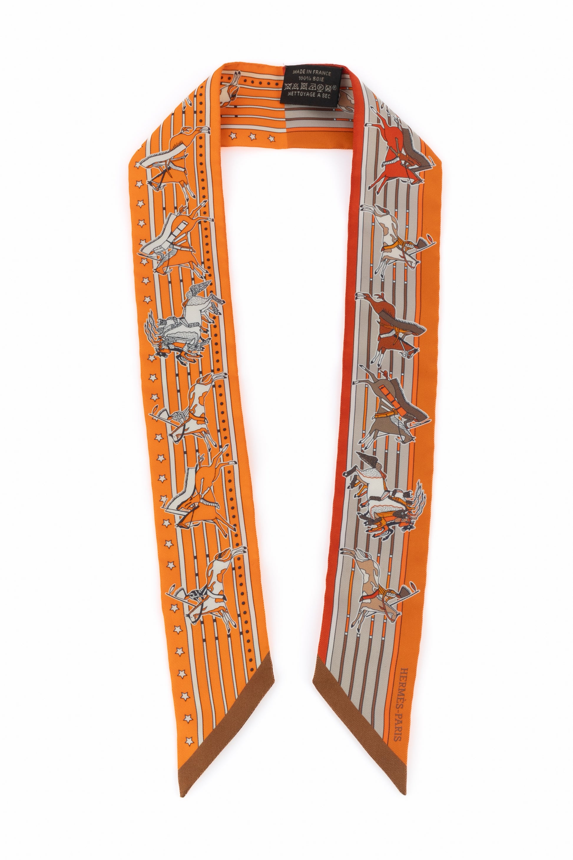 Twilly en soie Hermès