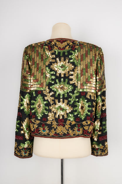 Veste à paillettes Christian Lacroix 