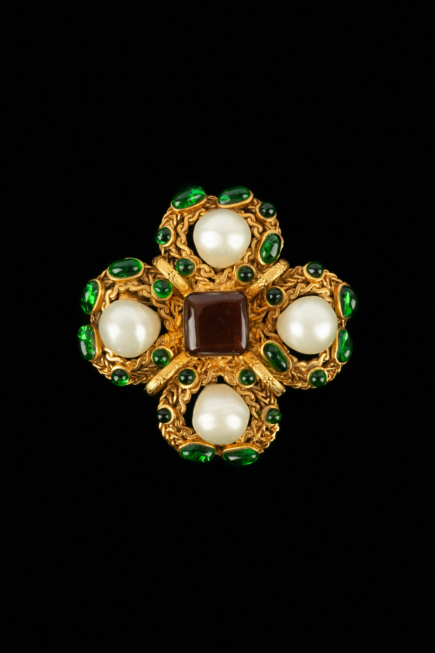 Collier croix Chanel 1994