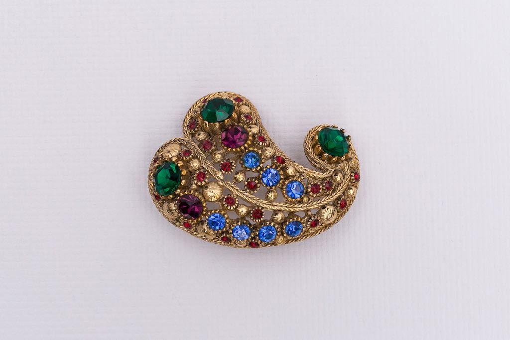 Broche strass Nina Ricci