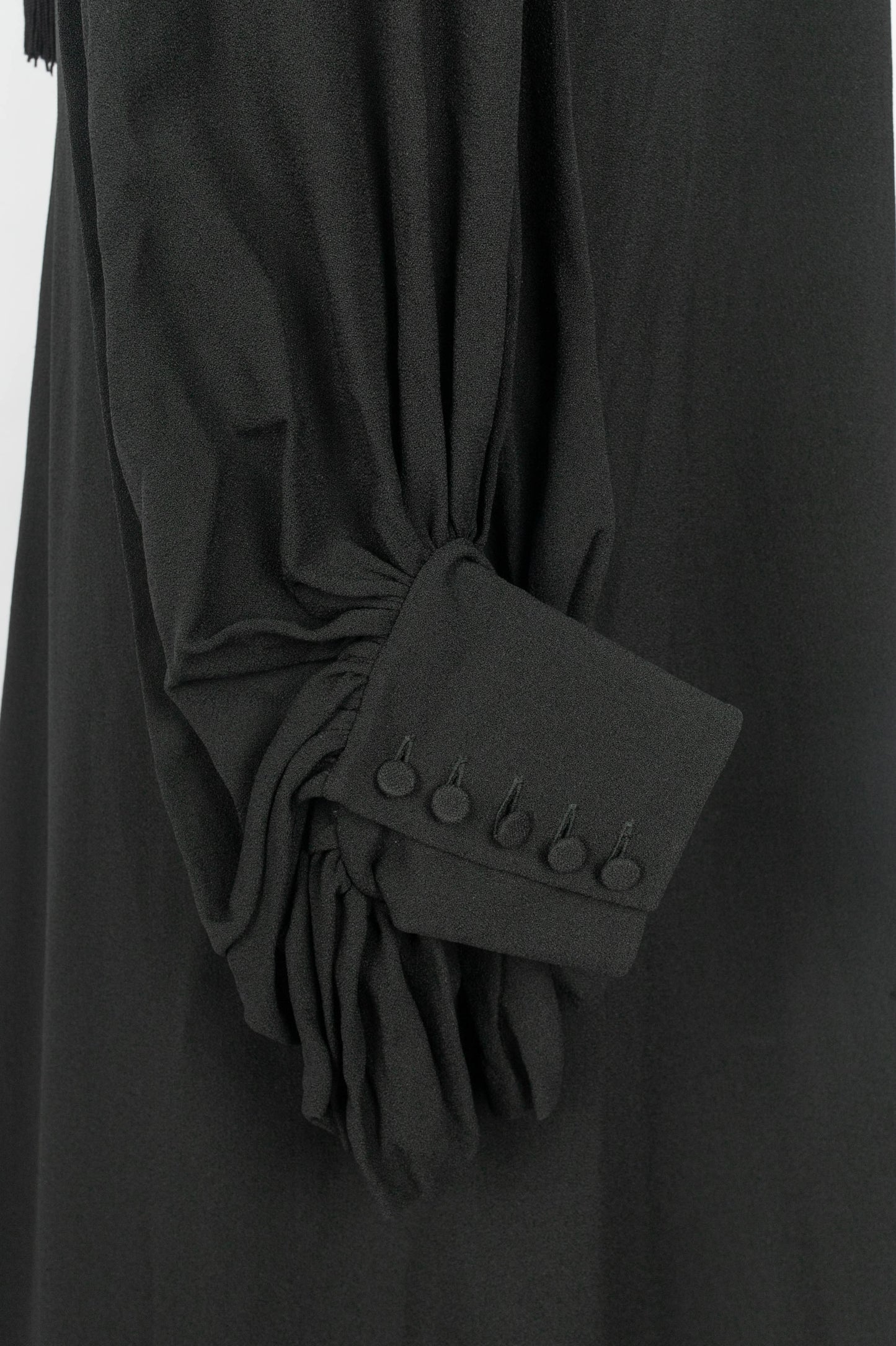 Longue robe à capuche Yves Saint Laurent