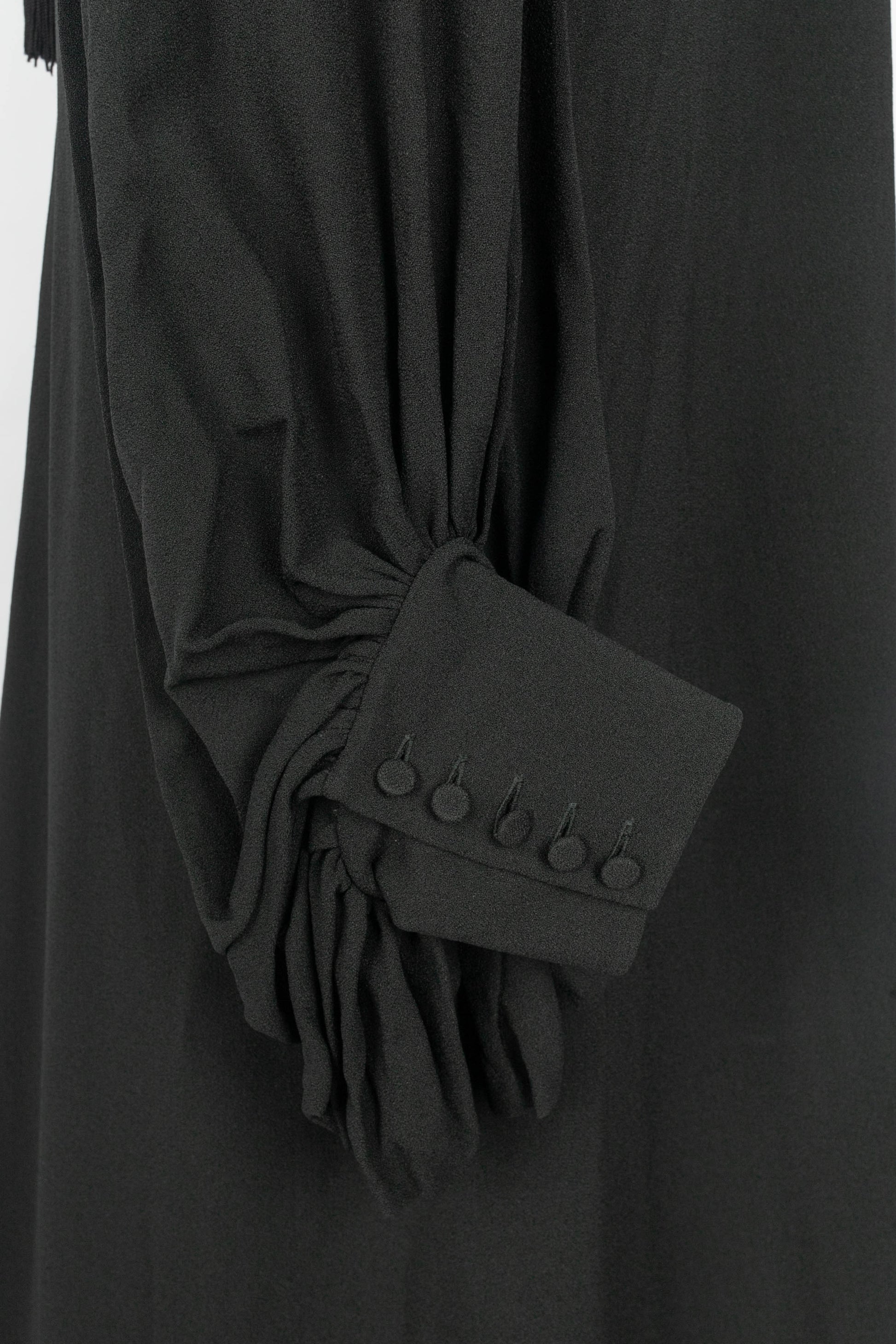 Longue robe à capuche Yves Saint Laurent