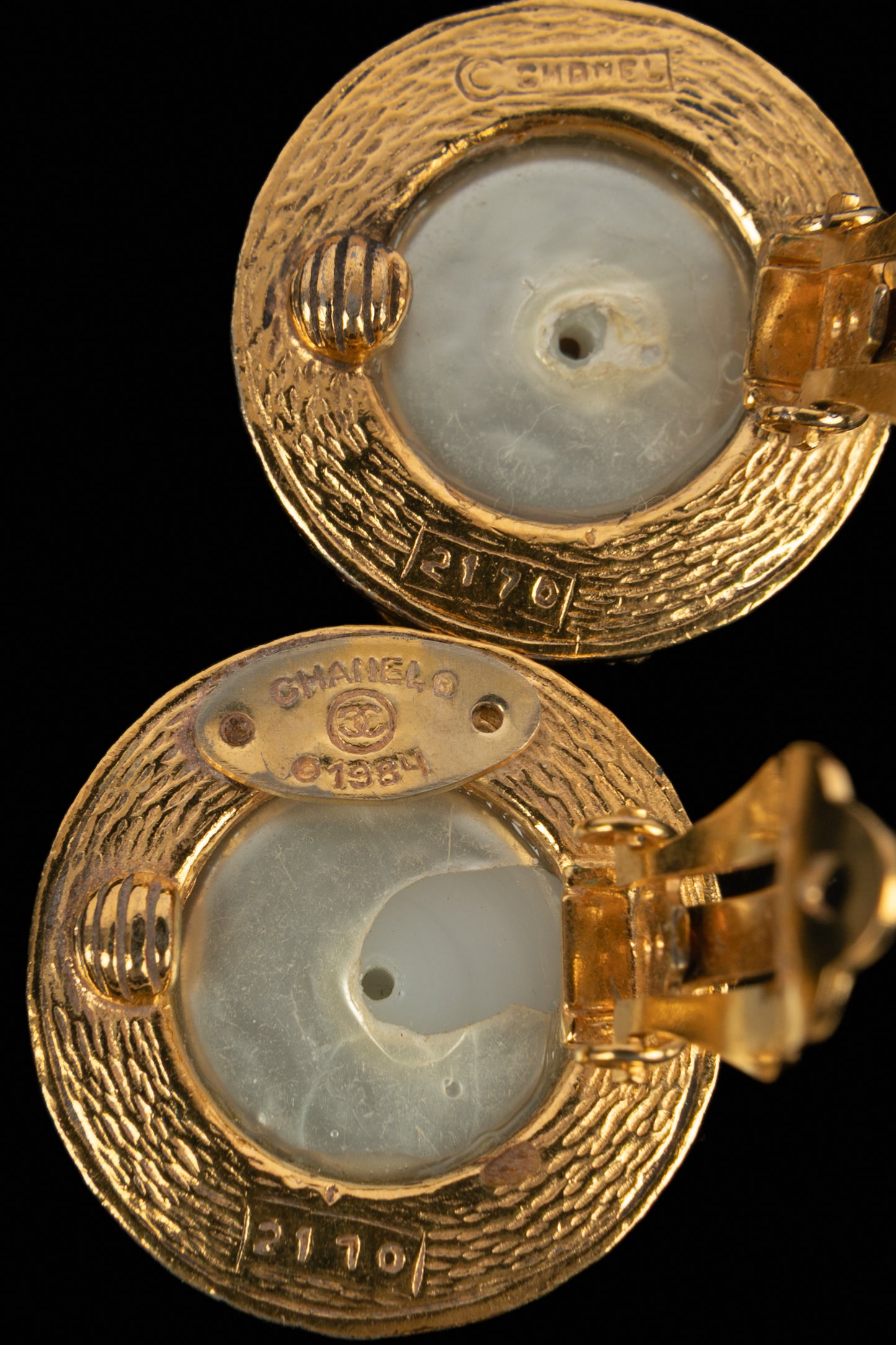 Boucles d'oreilles Chanel 1984