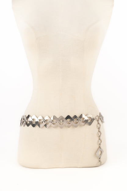 Ceinture argentée Paco Rabanne