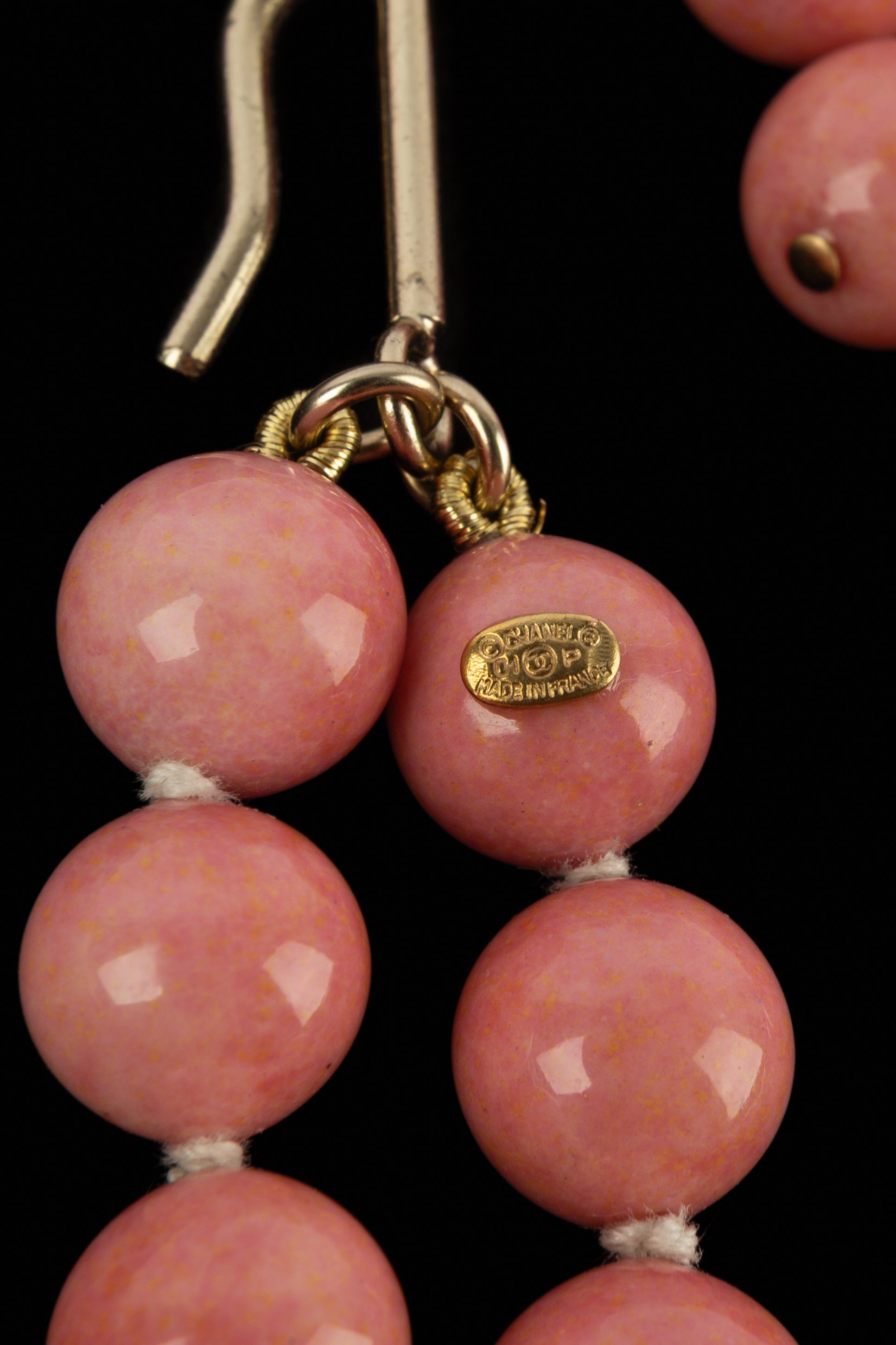 Collier de perles roses Chanel 2001