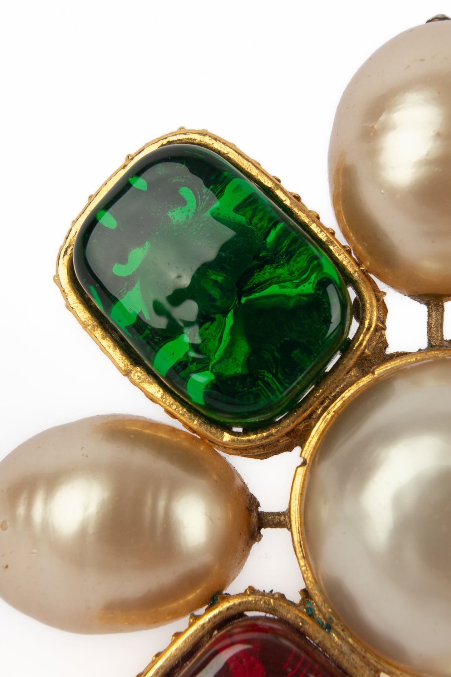 Broche croix Chanel 1990's