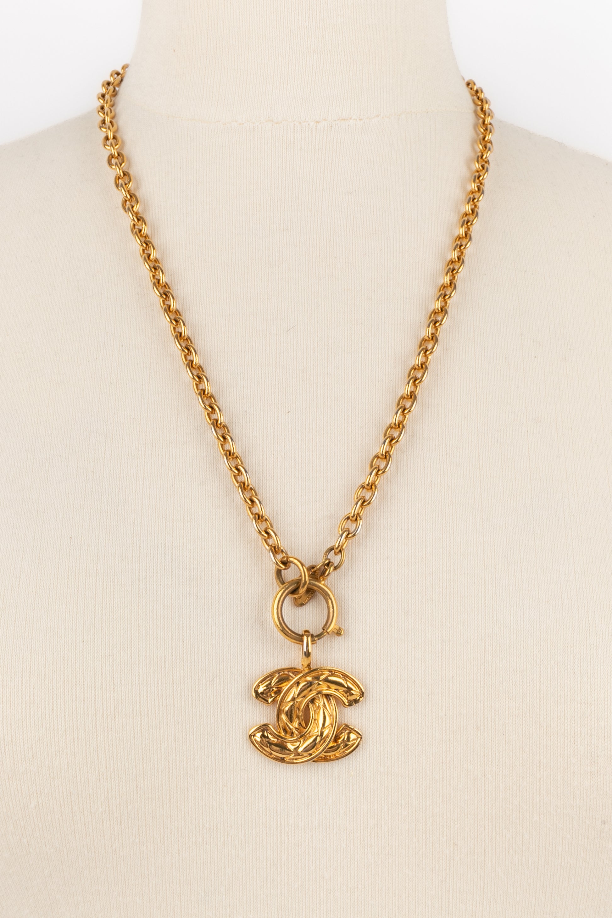 Collier cc Chanel 1990's