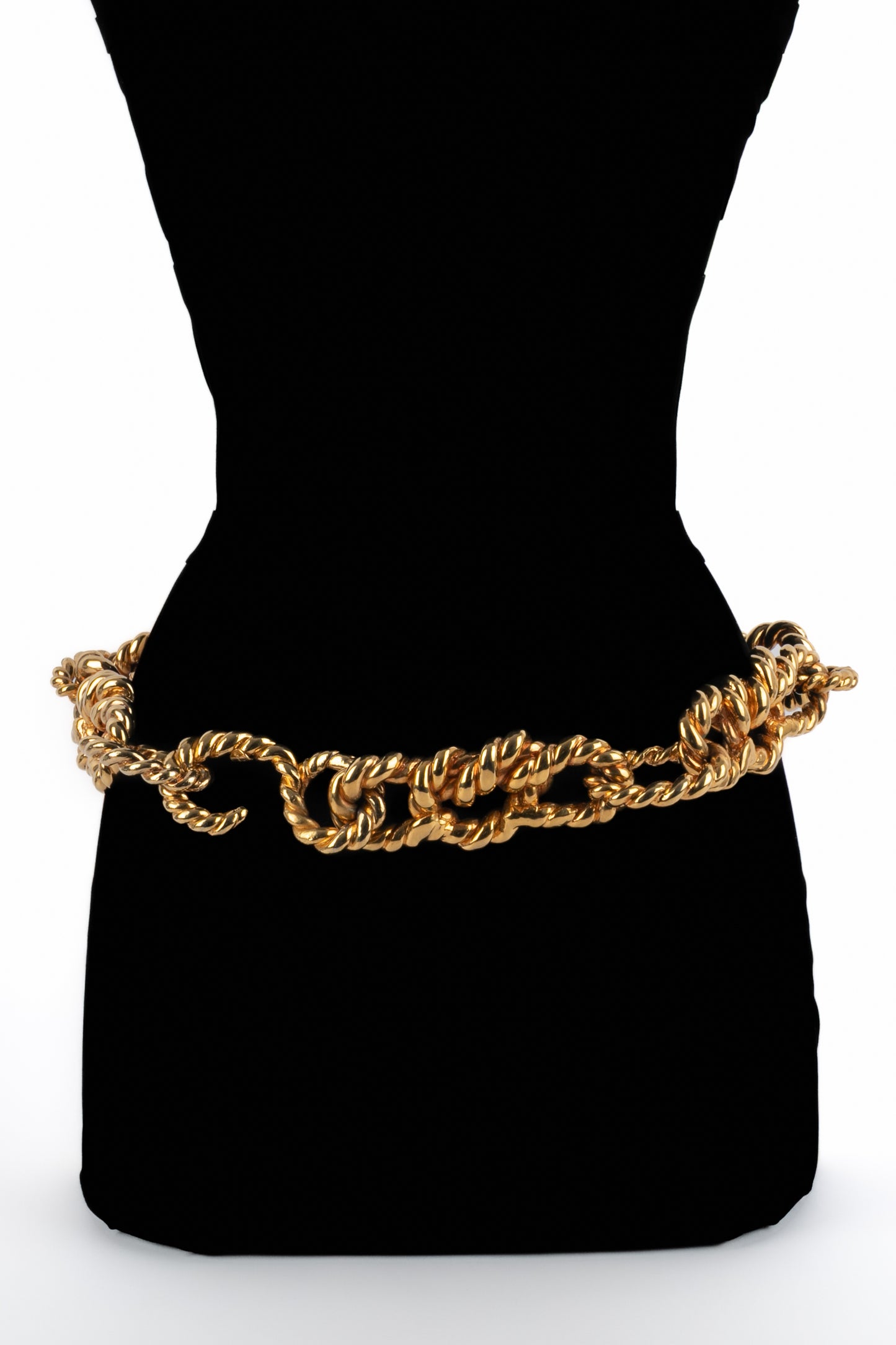 Ceinture dorée Chanel Printemps-Eté 1990