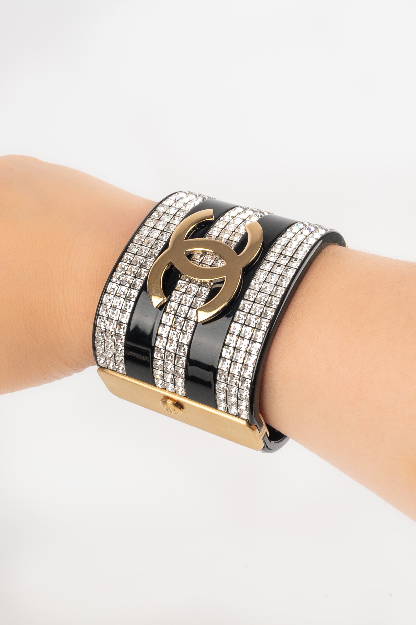 Acrylic Chanel cuff popular bangle