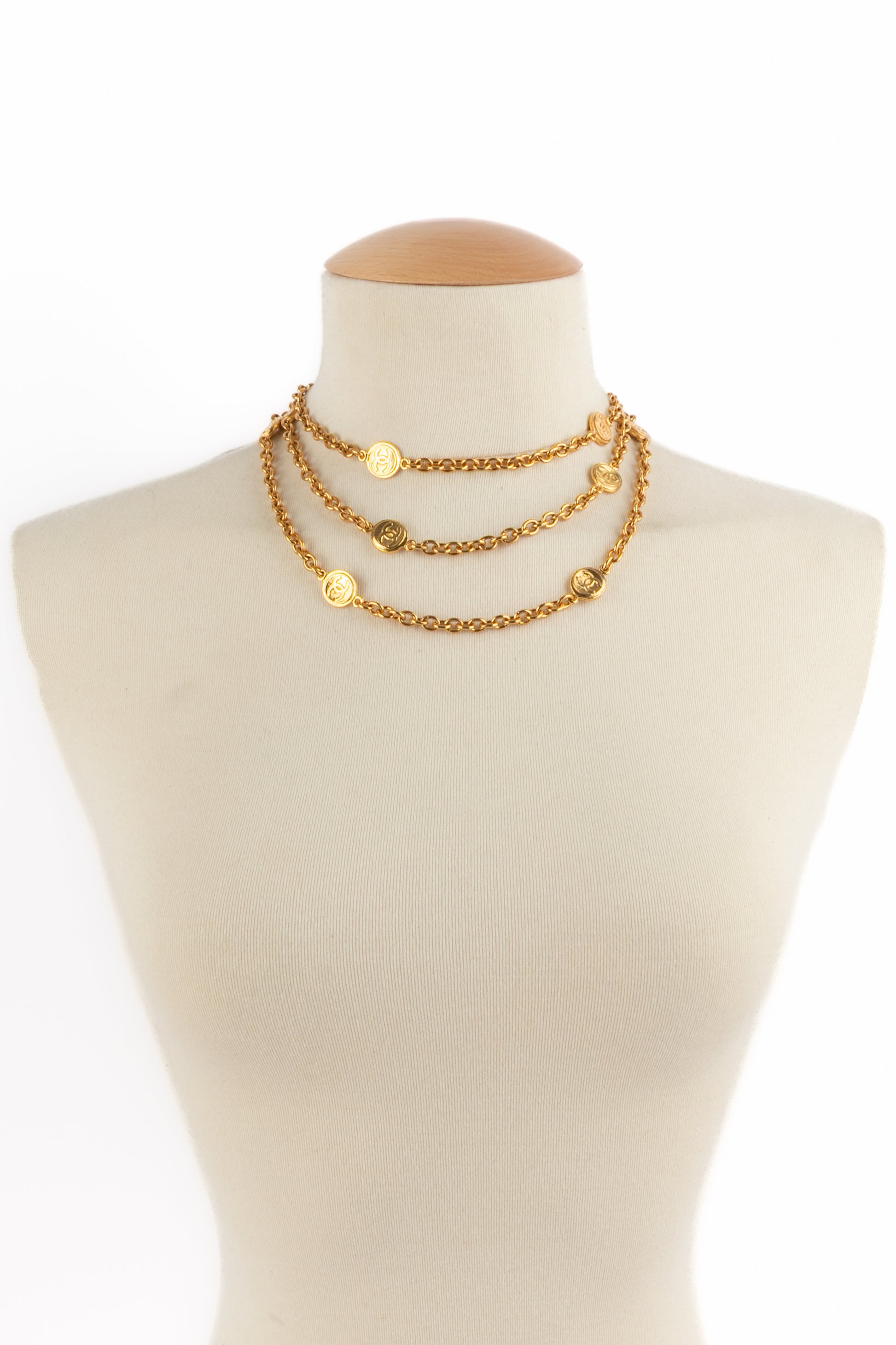 Collier cc Chanel 1985-1990