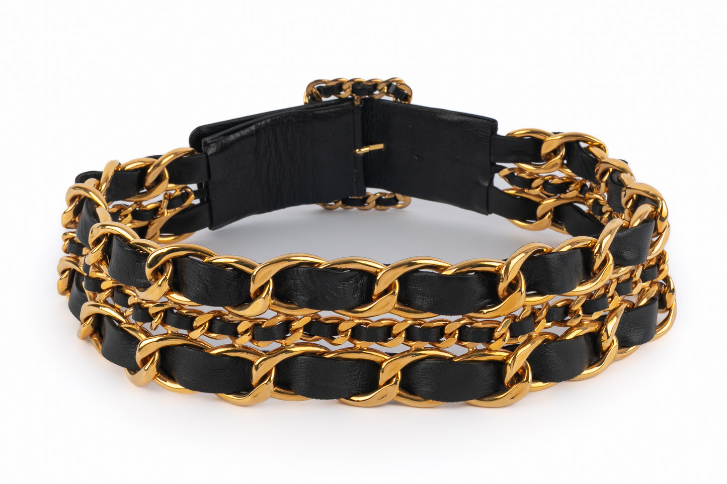 Ceinture en cuir Chanel 1991