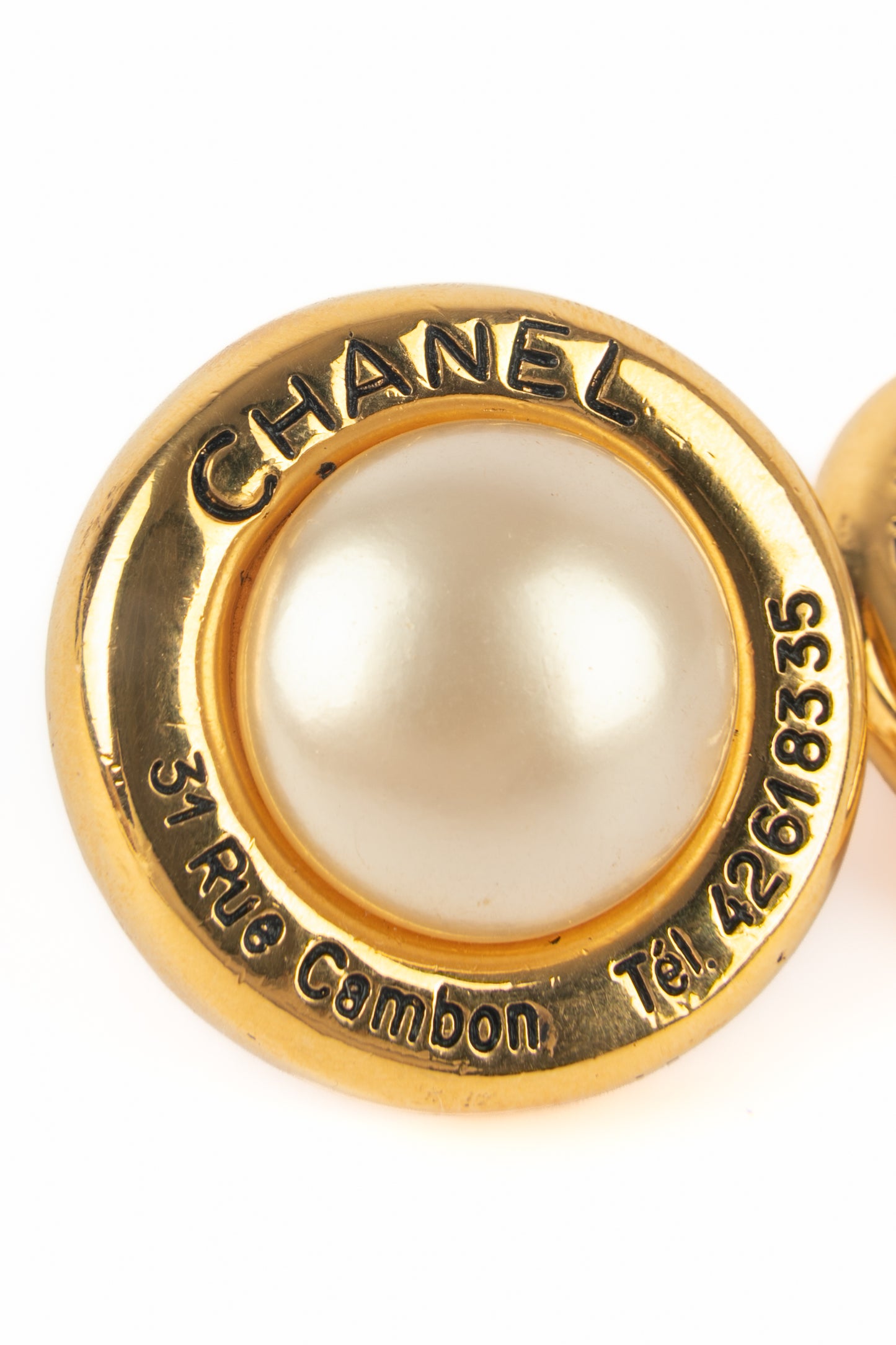 Boucles d'oreilles Chanel 1989's